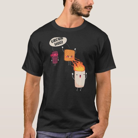 Smores S'mores Marshmallow Camping Roasting Bonfir T-Shirt (Vorderseite)