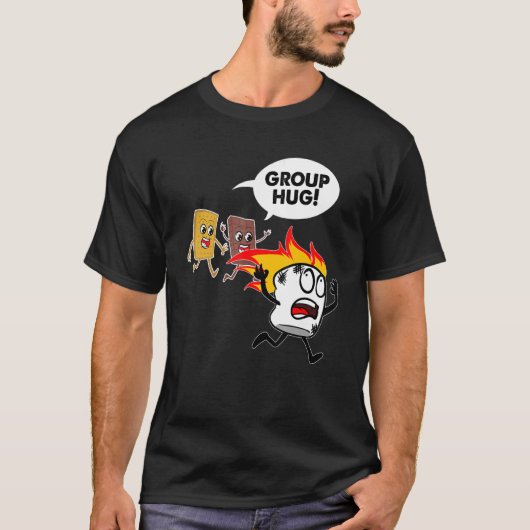 Smores S'mores Marshmallow Camping Roasting Bonfir T-Shirt (Vorderseite)