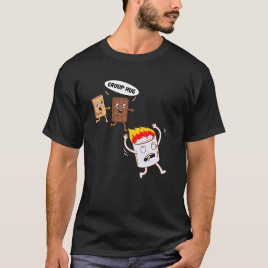 Smores S'mores Marshmallow Camping Roasting Bonfir T-Shirt (Vorderseite)