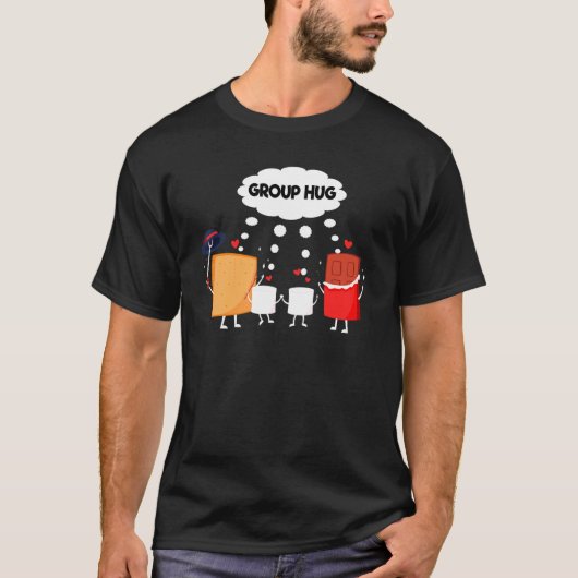 Smores S'mores Marshmallow Camping Roasting Bonfir T-Shirt (Vorderseite)