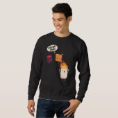Smores S'mores Marshmallow Camping Rösten Lagerfeu Sweatshirt (Vorne ganz)