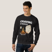 Smores Süße Marshmallow Kinder Camping Kid Glamour Sweatshirt (Vorne ganz)