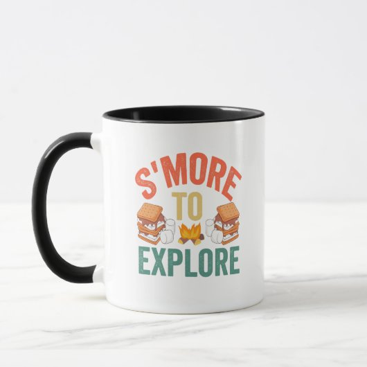 S'mores to erkunden Funny Outdoor Campingplatz Wan Tasse (Links)