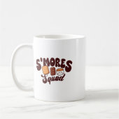 S'mores-Truppe Camping-Lagerfeuer Schokolade Marsh Kaffeetasse (Links)