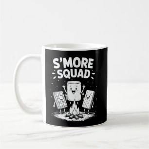 S'mores-Truppe Camping Lagerfeuer Süße Marshmallow Kaffeetasse