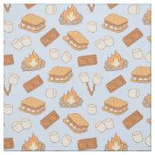S'mores Vintage-Camping Marshmallow Lagerfeuer Cam Stoff (Muster)