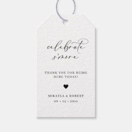 S'mores Wedding Party Gefallen Tag Label R100 Geschenkanhänger
