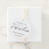 S'mores Wedding Party Geschenkanhänger (Beispiel)