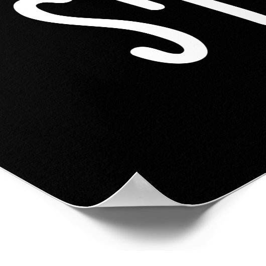 Smoring Funny Smore Puns Dark BG Poster (Ecke)