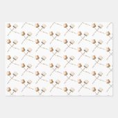 S'mos Spaß Bonfire Backyard Keks Freundschaft gebe Geschenkpapier Set (Vorderseite 2)