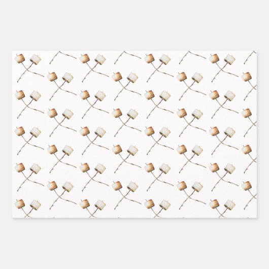 S'mos Spaß Bonfire Backyard Keks Freundschaft gebe Geschenkpapier Set (Vorderseite 2)