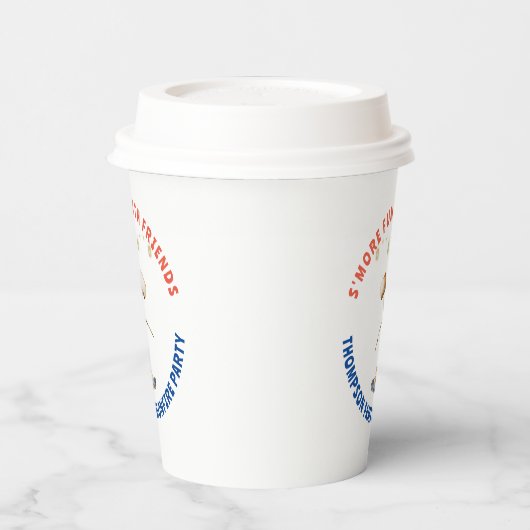 S'mos Spaß Bonfire Backyard Keks Freundschaft gebe Pappbecher (Links)