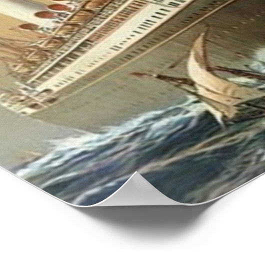 SMS Cap Trafalgar Poster (Ecke)