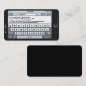 sms iPhone Template Visitenkarte (Vorne/Hinten)