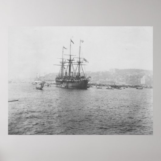 SMS Kaiser in Istanbul Poster (Vorne)