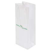 SMS OG CHAMPAGNE-TASCHE GESCHENKTÜTE FÜR WEINFLASCHEN (Rückseite Schrägansicht)