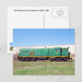 SMS Railroad Lines Baldwin AS616 # 554 Postkarte (Vorne/Hinten)