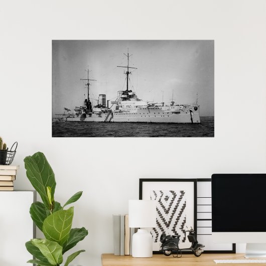 SMS Von der Tann Poster (Heimbüro)