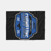 Smu Mustangs Acc Champs 2025 Men's Soccer _1  Fleecedecke (Vorderseite (Horizontal))