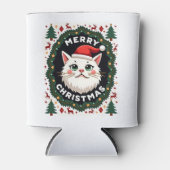 Smudge Cat hässlicher Weihnachtspullover (1) Dosenkühler (Vorderseite)