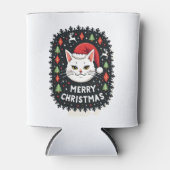 Smudge Cat Ugly Christmas Sweater (2) Dosenkühler (Vorderseite)