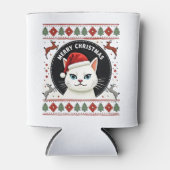 Smudge Cat Ugly Christmas Sweater (3) Dosenkühler (Vorderseite)