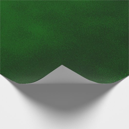 Smudge Christmas Green Geschenkpapier (Ecke)