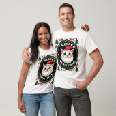 Smudge-Katze hässlicher Weihnachtspullover (1) T-Shirt (Unisex)