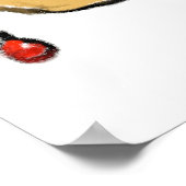Smudgy Burger Poster (Ecke)