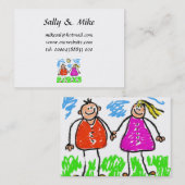 Smudgy Eltern-Visitenkarten Visitenkarte (Vorne/Hinten)