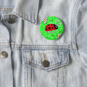 Smudgy Marienkäfer Button (Beispiel)