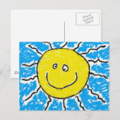 Smudgy Sun Postkarte (Vorne/Hinten)