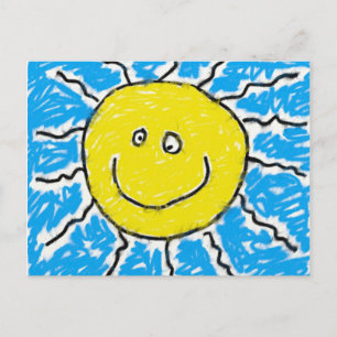 Smudgy Sun Postkarte