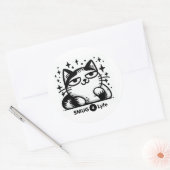 SMUG4Lyfe - Es ist eine Lebensweise! Runder Aufkleber (Umschlag)