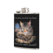 Smug Cat Hates Boss Super Power Flachmann (Links)