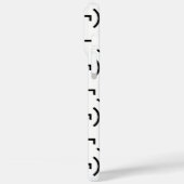 Smug Emoticon (EUR ‿) Japanischer Kaomoji Case-Mate iPhone Hülle (Rückseite / Links)