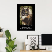 Smug Kitty - Was Will du? Poster (Heimbüro)