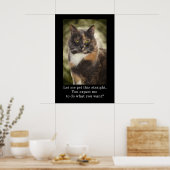 Smug Kitty - Was Will du? Poster (Küche)