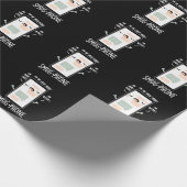 Smug Phone Funny Handy Pub Dark BG Geschenkpapier (Ecke)