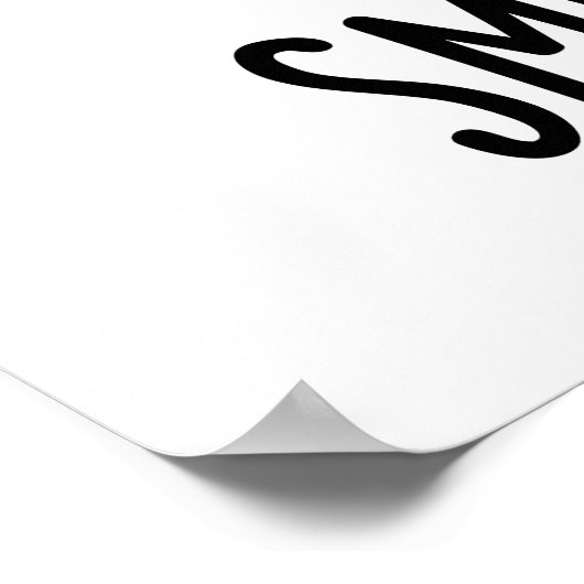 Smug Phone Funny Handy Pub Poster (Ecke)