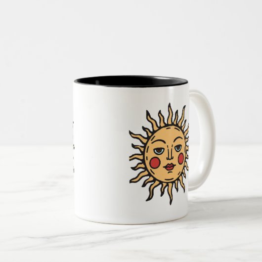 Smug Sun Zweifarbige Tasse (VorderseiteRechts)