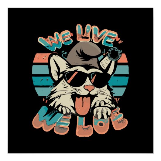 Smurf Cat - Wir leben, wir Liebe Poster (Vorderseite)