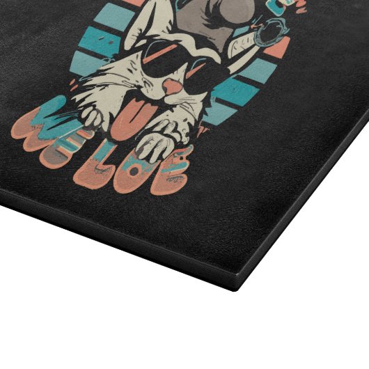 Smurf Cat - Wir leben, wir Liebe Schneidebrett (Ecke)