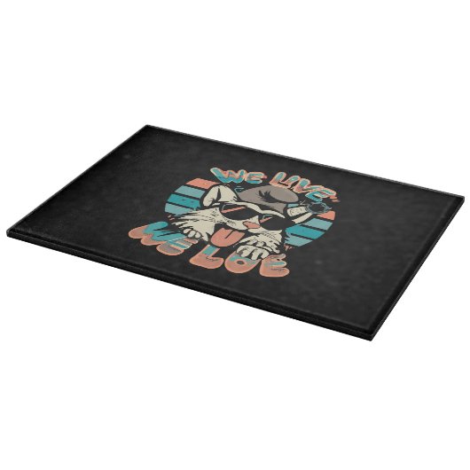 Smurf Cat - Wir leben, wir Liebe Schneidebrett (Ecke)