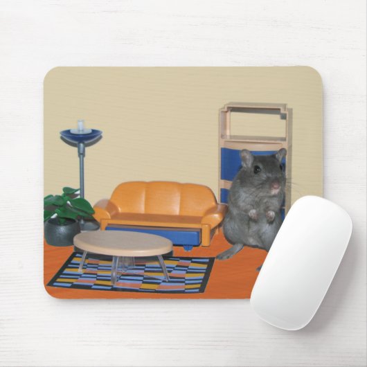 Smurf der Gerbil Mousepad (Mit Mouse)