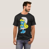 Smurfette Angepasster T - Shirt (Vorne ganz)