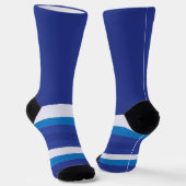 Smurfy Blue heimlich Wild Stripes Socken (Gewinkelt)
