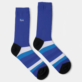Smurfy Blue heimlich Wild Stripes Socken