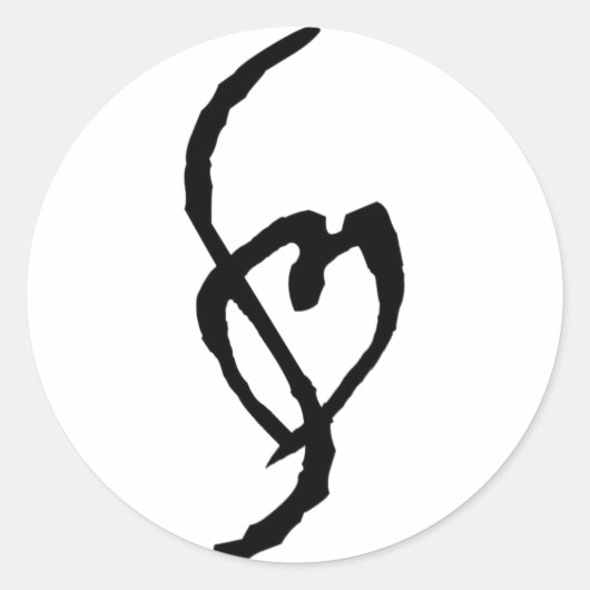 Smut Mark Round Aufkleber (Vorderseite)