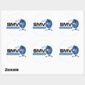 SMV Vocal J Runder Aufkleber (Blatt)